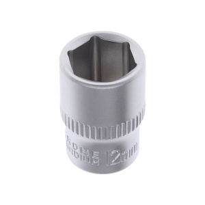Головка   1/4" шестигранная 12мм "AV Steel" AV-500012