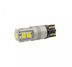 Автолампа светодиодная W5W T10-2835-10SMD-L CANBUS NONPOLAR 12-24V White (T10283510L)