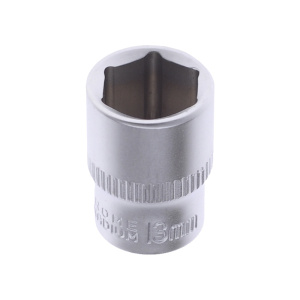 Головка   1/4" шестигранная 13мм "AV Steel" AV-500013