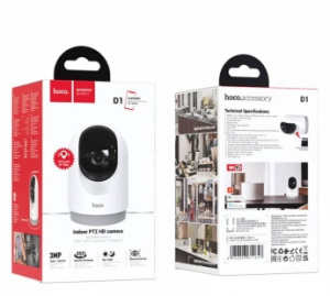 Wi-Fi камера видеонаблюдения HOCO D1 Indoor PTZ HD camera (белый) (47788)