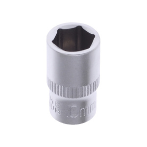 Головка   1/4" шестигранная 10мм "AV Steel" AV-500010