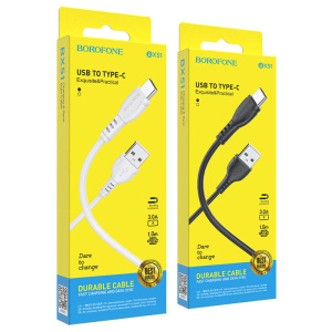 Кабель для зарядки USB - Type-C BOROFONE BX51 1м (38918)
