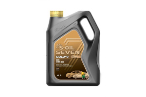 S-OIL Масло моторное синтетика SEVEN GOLD #9 C3 SN/CF 5W-40 4л (1шт./4шт.) (E107757)