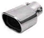 Насадка глушителя из нержавеющей стали. L-142мм, D- 63мм, B(ширина выходного патрубка)- 95мм NG-025