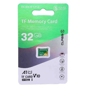 Micro SDHC карта памяти 32ГБ BOROFONE Class 10 (37243)