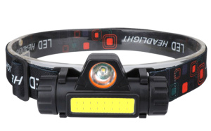 Фонарик налобный светодиодный "ЯЩЕРИЦА" с USB HIGH POWER HEADLAMP 