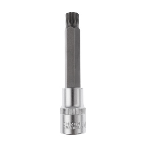 Головка с длинной вставкой SPLINE 1/2" M12 L100мм "AV Steel" AV-526612