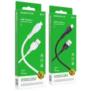 Кабель для зарядки USB - Micro BOROFONE BX51 1м (35640/35103/35117)