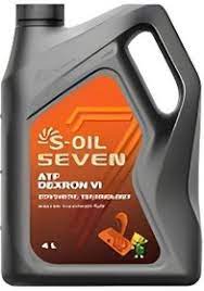 S-OIL Масло трансмиссионное SEVEN ATF DEXRON VI 4л Fully Synthetic (1шт./4шт.) (E107995)