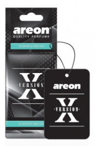 Ароматизатор "AREON" бумажный "X-VERSION" BLACK - Summer Dreams 704-AXV-009 1шт./10шт./360шт.