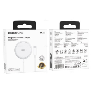 Беспроводная зарядка BOROFONE BQ32 (белый) (49554)