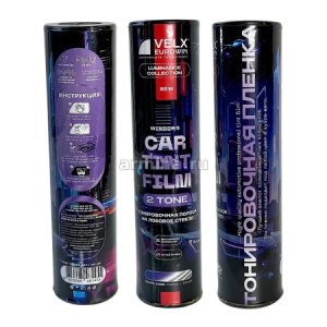 Пленка тонировочная "VELX EUROWIN" (полоса на лобовое стекл) (0.2x1.5м) Gradual Purple (VE-GP) 59383