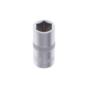Головка   1/4" шестигранная  8мм "AV Steel" AV-500008