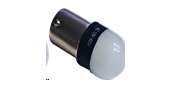 Автолампа светодиодная P21W 1156-3030-6SMD White 12V-60V (V2015)