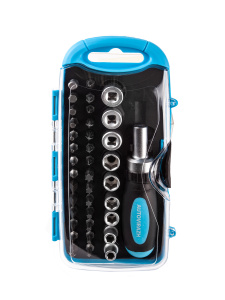 Набор инструмента   38 предм.  1/4"DR, "AUTOVIRAZH" AV-212038