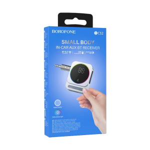 Bluetooth Aux адаптер BOROFONE BC52 (серебро) (47889)