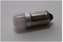 Автолампа светодиодная T4W BA9S-2835-2SMD White 12-24V (BA9s) (V0128)