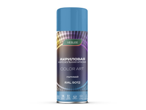 VESLEE Краска-спрей COLOR ART ГОЛУБОЙ RAL 5012 520мл.(200гр.) (1шт./12шт.) L5012