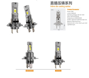 Автолампа светодиодная H4 CG-N5-H4 35W DC12V-24V (комплект 2шт.) (CG-N5-H4)