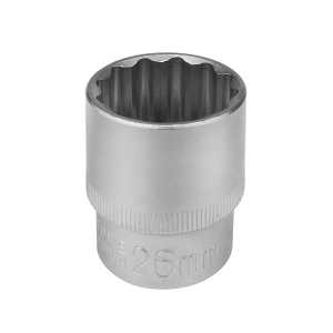 Головка  1/2" двенадцатигранная 26мм "AV Steel" AV-521026