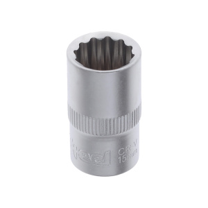 Головка  1/2" двенадцатигранная 15мм "AV Steel" AV-521015