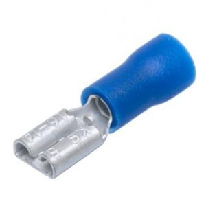 Клемма (мама) 6,3mm 1/2 изолированная (100шт.) (48825)