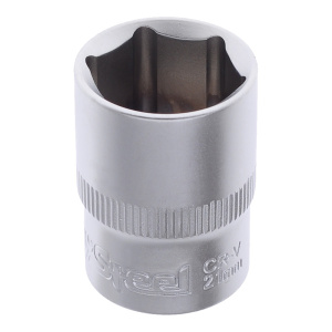 Головка  1/2" шестигранная 21мм "AV Steel" AV-520021