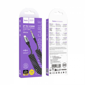 Кабель AUX HOCO UPA33A Lightning - 3,5mm AUX 1м (05653)