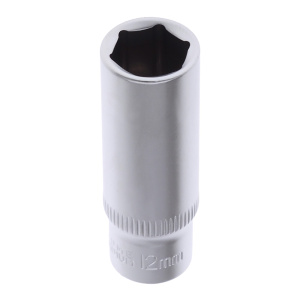 Головка   1/4" шестигранная удлиненная 12мм "AV Steel" AV-500212