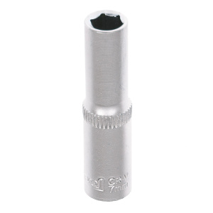 Головка   1/4" шестигранная удлиненная  7мм "AV Steel" AV-500207