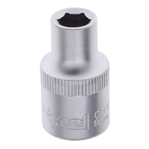 Головка  1/2" шестигранная  9мм "AV Steel" AV-520009