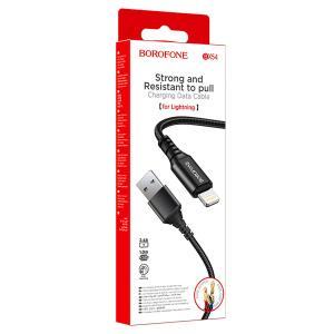 Кабель для зарядки USB - Lightning BOROFONE BX54 1м (01178)