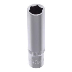 Головка   1/4" шестигранная удлиненная  8мм "AV Steel" AV-500208