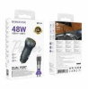 Разветвитель в прикуриватель 1USB и 1 Tupe-C PD BOROFONE BZ32B + кабель Type-c 48W (01008)