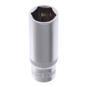 Головка   1/4" шестигранная удлиненная 13мм "AV Steel" AV-500213