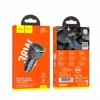 Разветвитель в прикуриватель 1USB и 1 Tupe-C HOCO NZ14A QC 3.0 PD 43W (01426)