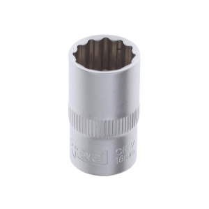 Головка  1/2" двенадцатигранная 16мм "AV Steel" AV-521016